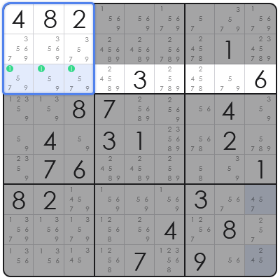 sudoku with candidate mode